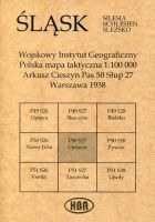 Arkusz Cieszyn Pas 50 Słup 27 Polska mapa taktyczna 1:100000 ŚLĄSK