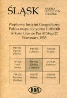 Arkusz Gliwice Pas 47 Słup 27 Polska mapa taktyczna 1:100000 ŚLĄSK