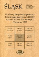 Arkusz Lubliniec Pas 46 Słup 27 Polska mapa taktyczna 1:100000 ŚLĄSK