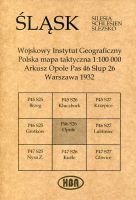 Arkusz Opole Pas 46 Słup 26 Polska mapa taktyczna 1:100000 ŚLĄSK