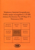 Arkusz Pawłowice Pas 49 Słup 27 C Polska mapa szczegółowa 1:25000