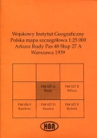 Arkusz Rudy Pas 48 Słup 27 A Polska mapa szczegółowa 1:25000