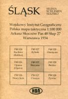 Arkusz Skoczów Pas 48 Słup 27 Polska mapa taktyczna 1:100000 ŚLĄSK