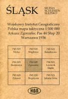 Arkusz Zgorzelec Pas 44 Słup 20 Polska mapa taktyczna 1:100000 ŚLĄSK