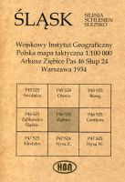 Arkusz Ziębice Pas 46 Słup 24 Polska mapa taktyczna 1:100000 ŚLĄSK