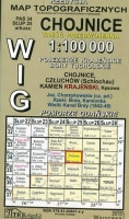 Chojnice - mapa WIG w skali 1:100 000