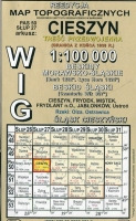 Cieszyn - mapa WIG skala 1:100 000