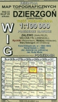 Dzierzgoń - mapa WIG w skali 1:100 000