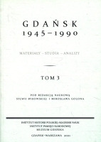 Gdańsk 1945-1990. Tom 3 