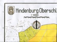 Hindenburg Oberschleisen - plan 1:10 000