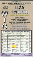 Iłża - mapa WIG skala 1:100 000