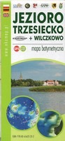 Jezioro Trzesiecko + Wilczkowo mapa batymetryczna