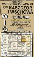 Kaszczor i Wschowa  - mapa WIG w skali 1:100 000 