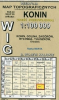 Konin - mapa WIG w skali 1:100 000