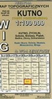 Kutno - mapa WIG skala 1:100 000