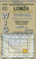 Łomża - mapa WIG w skali 1:100 000