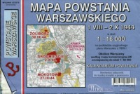 Mapa Powstania Warszawskiego 1 VIII - 2 X 1944