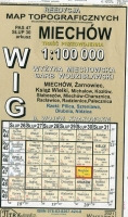 Miechów - mapa WIG skala 1:100 000
