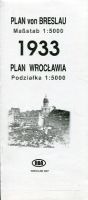 Plan Wrocławia 1933 podziałka 1:5000
