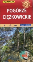 Pogórze Ciężkowickie - mapa turystyczna 1:50 000