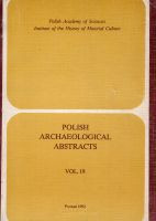 Polish archaeological abstracts