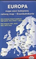 Polska Europa mapa sieci kolejowej