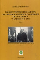 Polskie Stronnictwo Ludowe na emigracji w Europie Zachodniej oraz w świecie w latach 1945-1955