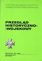 Przegląd historyczno-wojskowy rok XV (LVI) nr 1 (247)