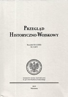 Przegląd historyczno-wojskowy rok XX (LXXI) nr 1 (267)