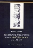 Rzeczowniki zapożyczone w języku Vesti-Kurantów z lat 1600 - 1670