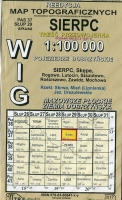 Sierpc - mapa WIG w skali 1:100 000