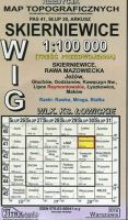 Skierniewice - mapa WIG skala 1:100 000