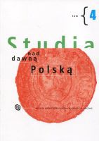 Studia nad dawną Polską tom 4