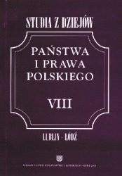Studia z dziejów państwa i prawa polskiego T. VIII