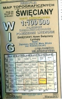 Święciany - mapa WIG skala 1:100 000