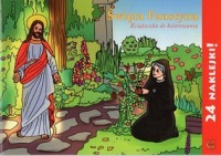 Święta Faustyna książeczka do kolorowania z naklejkam