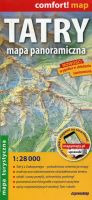 Tatry Mapa panoramiczna laminowana mapa turystyczna; 1 : 28 000