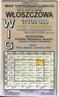 Włoszczowa - mapa WIG skala 1:100 000